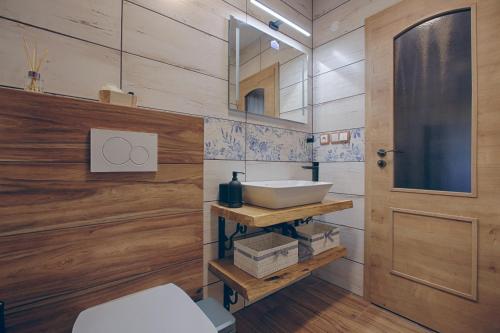 Koupelna v ubytování Ubytování u Vyskočilů