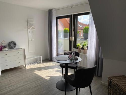 Coin salon dans l'établissement City-Apartment Dülmen