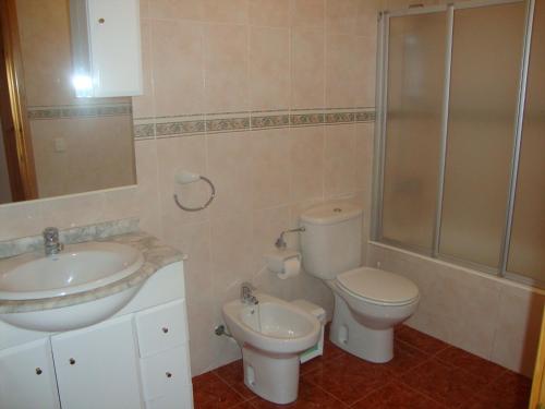 Phòng tắm tại Villa Luz