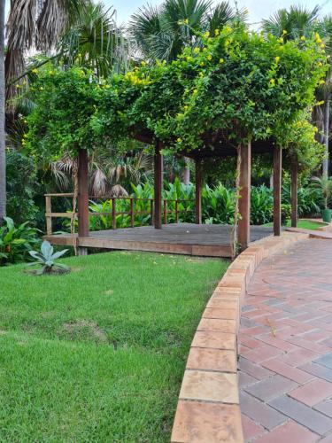 Taman di luar Conforto e Aventura Flat Lençois Barreirinhas