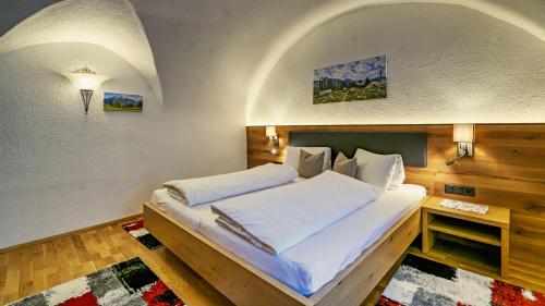 Postel nebo postele na pokoji v ubytování Apart Alpin Oetztal