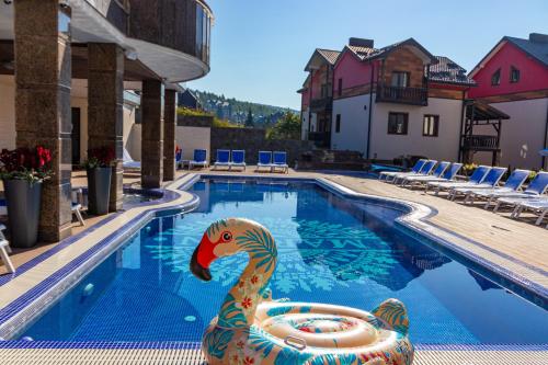 MARION SPA Hotel & Spa - RENOVATION - Rooms, SPA area, Swimming pool, Reception, Restaurant, Lounge Bar, Hookah bar, Children's room, Parking, SPA and Breakfast included in the priceの敷地内または近くにあるプール