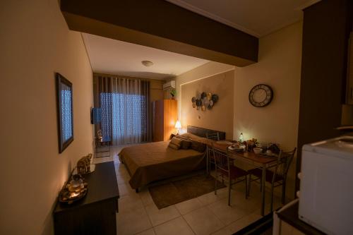 Χώρος καθιστικού στο Sparta View Apartments Anesis Studio Γ3