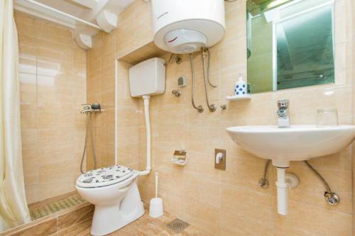 Koupelna v ubytování Karmen1