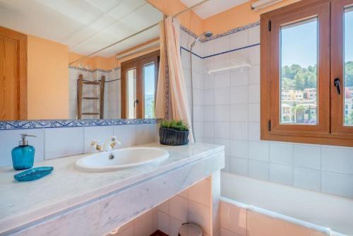 Phòng tắm tại Villa Carla