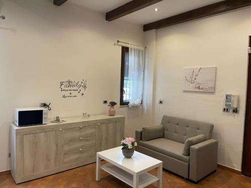 A seating area at 34 Arena House