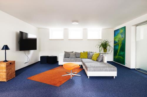Posezení v ubytování HOMEBOUND APARTMENTS Salzburg City I - contactless check-in