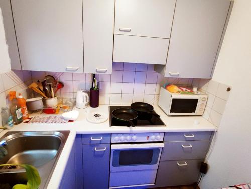 Una cocina o zona de cocina en Im Herzen Rorschachs