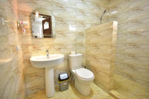 Koupelna v ubytování hotel Pharnavaz