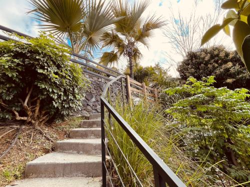 Gîte Paradis Lé Laにある庭