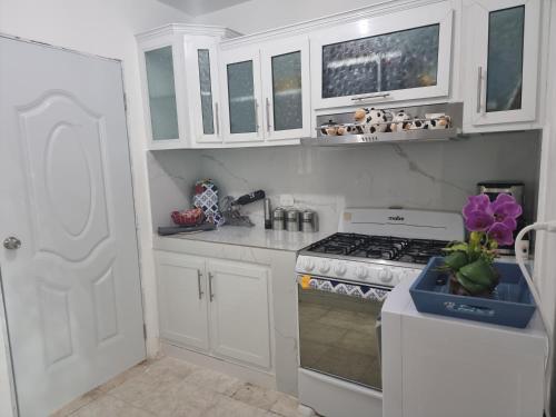 
A cozinha ou cozinha compacta de Dominican House
