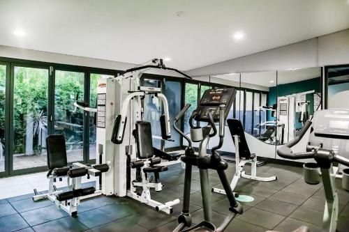 
The fitness center and/or fitness facilities at Presidential Bungalow
