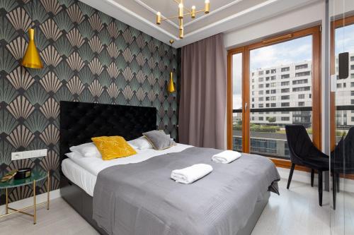 Легло или легла в стая в Apartments City Center Grzybowska by Renters Prestige
