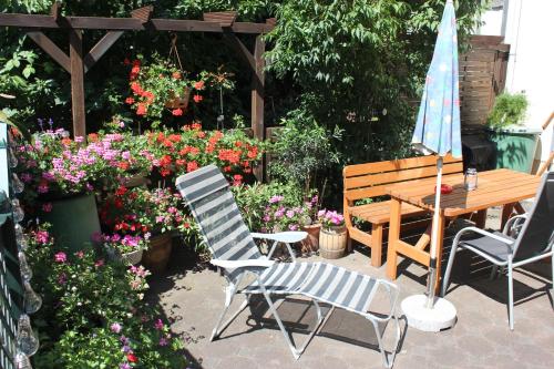 Κήπος έξω από το Ferienwohnung Rosemarie