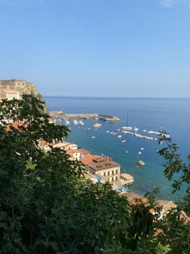 Vue générale sur la mer ou vue sur la mer prise depuis la maison de vacances