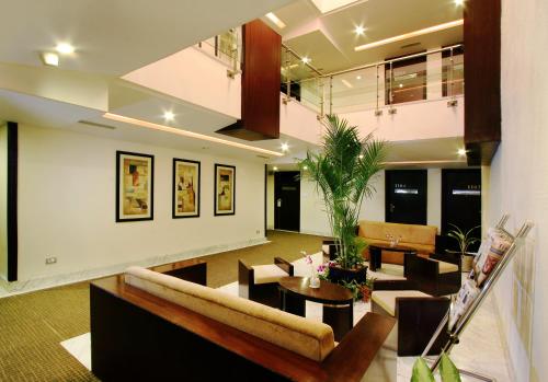 Χώρος καθιστικού στο The President Hotel
