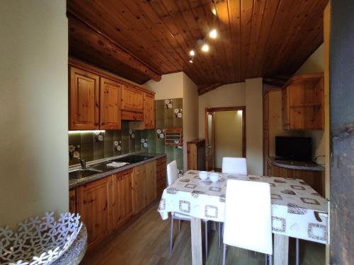 Kuchyňa alebo kuchynka v ubytovaní Angius DG Apartments Livigno