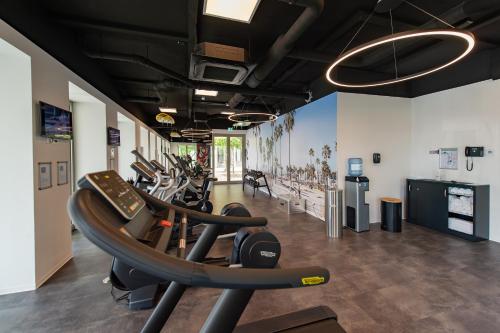 Das Fitnesscenter und/oder die Fitnesseinrichtungen in der Unterkunft Best Western Hotel Wiesbaden