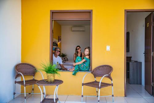 Επισκέπτες που μένουν στο Jangadeiro Praia Hotel Resort - Parque Aquático e Pé na Areia