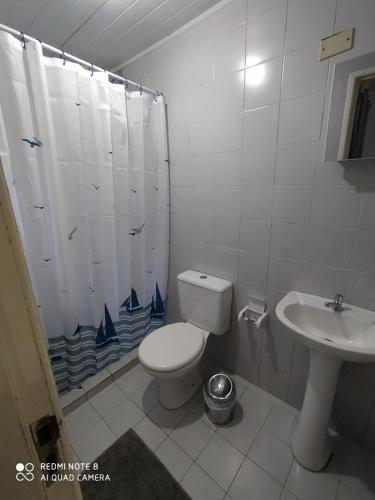 A bathroom at Apart. hotel Vitrine