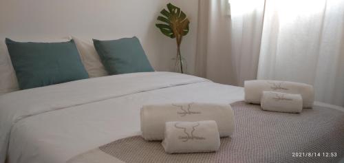 En eller flere senge i et værelse på Casal do Pinheiro