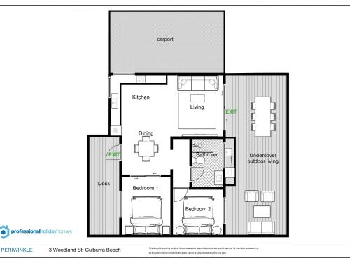 Plano de Periwinkle I Pet Friendly I 2 Mins Walk to Beach