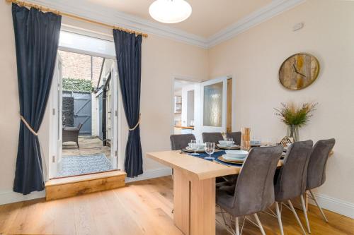a dining room with a table and chairs at Host & Stay - Railman's Rest in Whitby