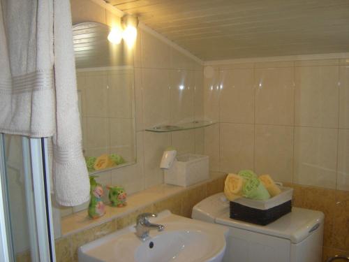 Koupelna v ubytování Apartments Benutic-Lalini