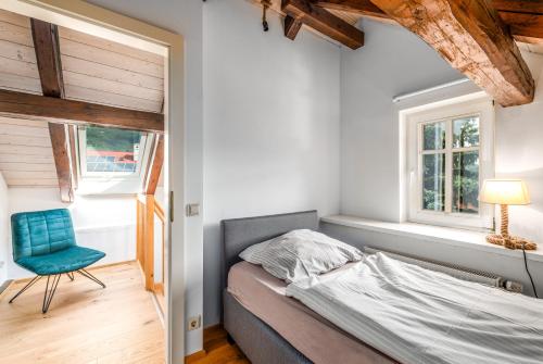 Llit o llits en una habitació de Seilerei - Appartements Gröbming
