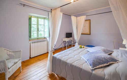 A bed or beds in a room at Il Meriggeto