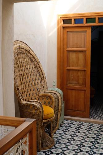 Posezení v ubytování Riad L'Atelier