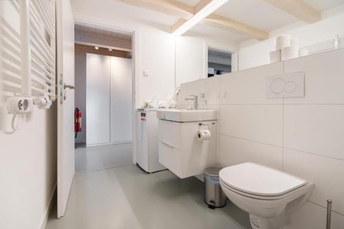 Koupelna v ubytování Vorgarten Apartments - central, new and stylish for your comfortable stay in Vienna