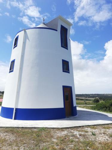 El edificio en el que está la casa de vacaciones