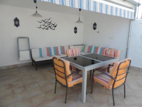 Χώρος καθιστικού στο Casa Cal y Sol