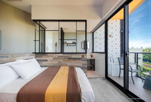 Cama o camas de una habitación en 極の宿 eXtreme