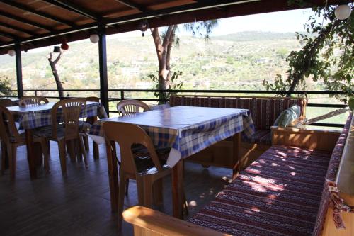 A balcony or terrace at Jet Pension