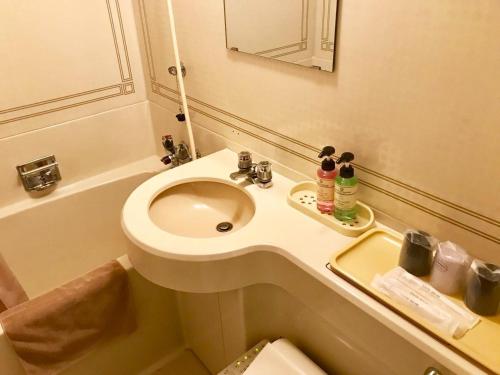 A bathroom at Osaka Bay Plaza Hotel - Vacation STAY 44083v