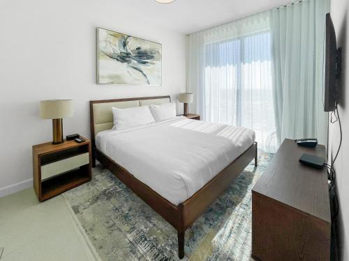 Ένα ή περισσότερα κρεβάτια σε δωμάτιο στο Provident Grand Luxury Short-Term Residences