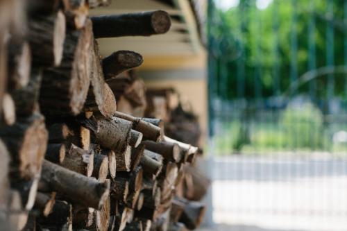 a bunch of rusty objects hanging on a wall at Landgoed Kasteel de Hoogenweerth in Maastricht