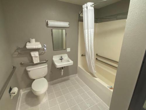 Vonios kambarys apgyvendinimo įstaigoje Pinetop Studio Suites