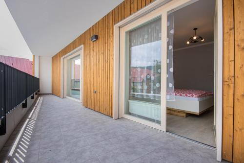 Balkón nebo terasa v ubytování Apartmány Nový Javor - ubytování u soukromého hostitele s možností využití wellness