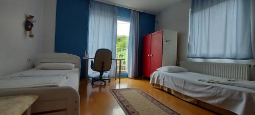 Apartment Vladanにあるベッド