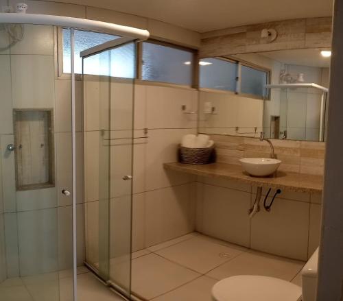 Kamar mandi di Apto 3 quartos Beira Mar Prox de Recife