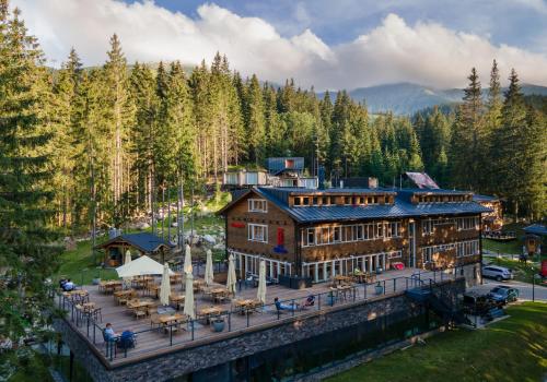 Hotel Björnson Jasná & Björnson TREE HOUSES dari pandangan mata burung