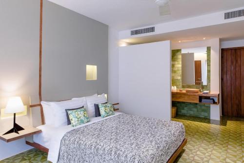 Krevet ili kreveti u jedinici u okviru objekta Atelier Hotel
