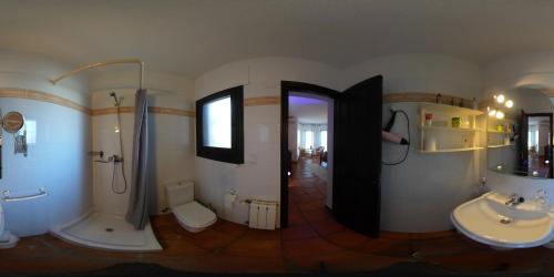 Koupelna v ubytování Villa Finca Costa Blanca Apartment 1 / Ferienwohnung 1; Monte Pego bei Denia