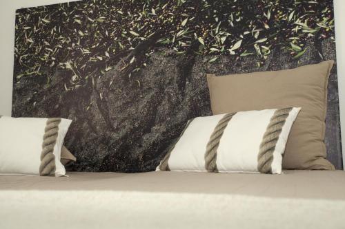 Ein Bett oder Betten in einem Zimmer der Unterkunft Hotel Semeli