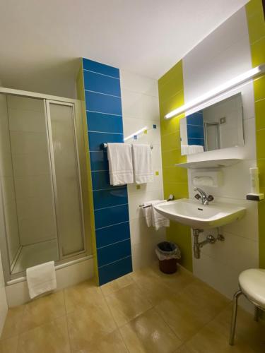 Koupelna v ubytování Hotel Buckelhof