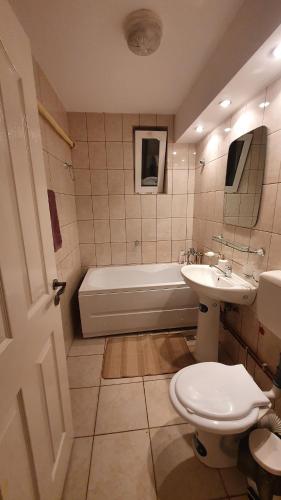Koupelna v ubytování Apartament Cozy Orsova