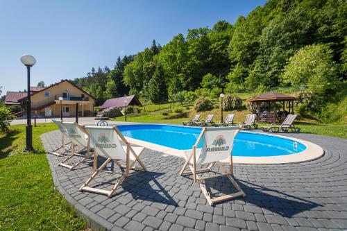 Bazén v ubytovaní Gawra Comfort+ alebo v jeho blízkosti